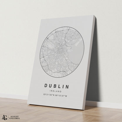 Dublin Minimalist Map