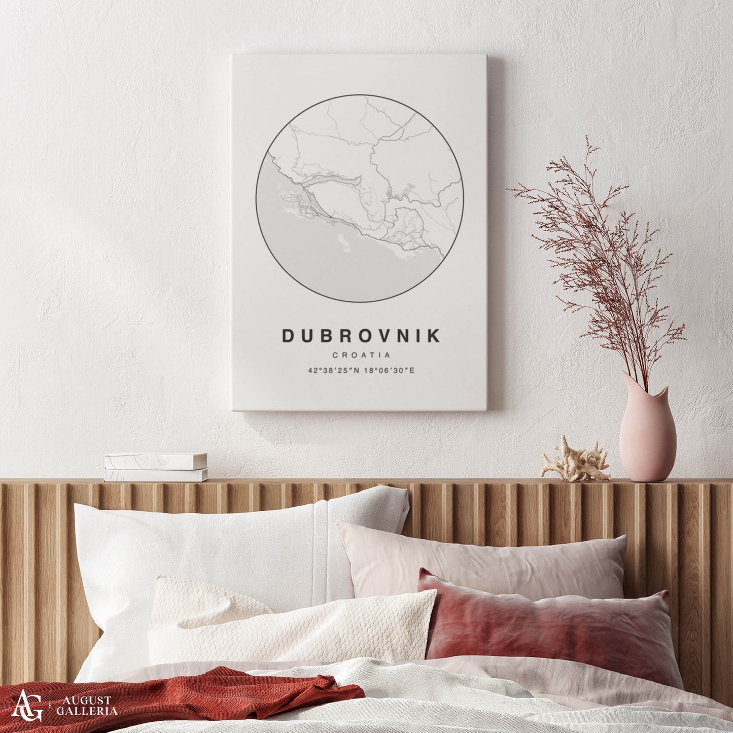 Dubrovnik Minimalist Map