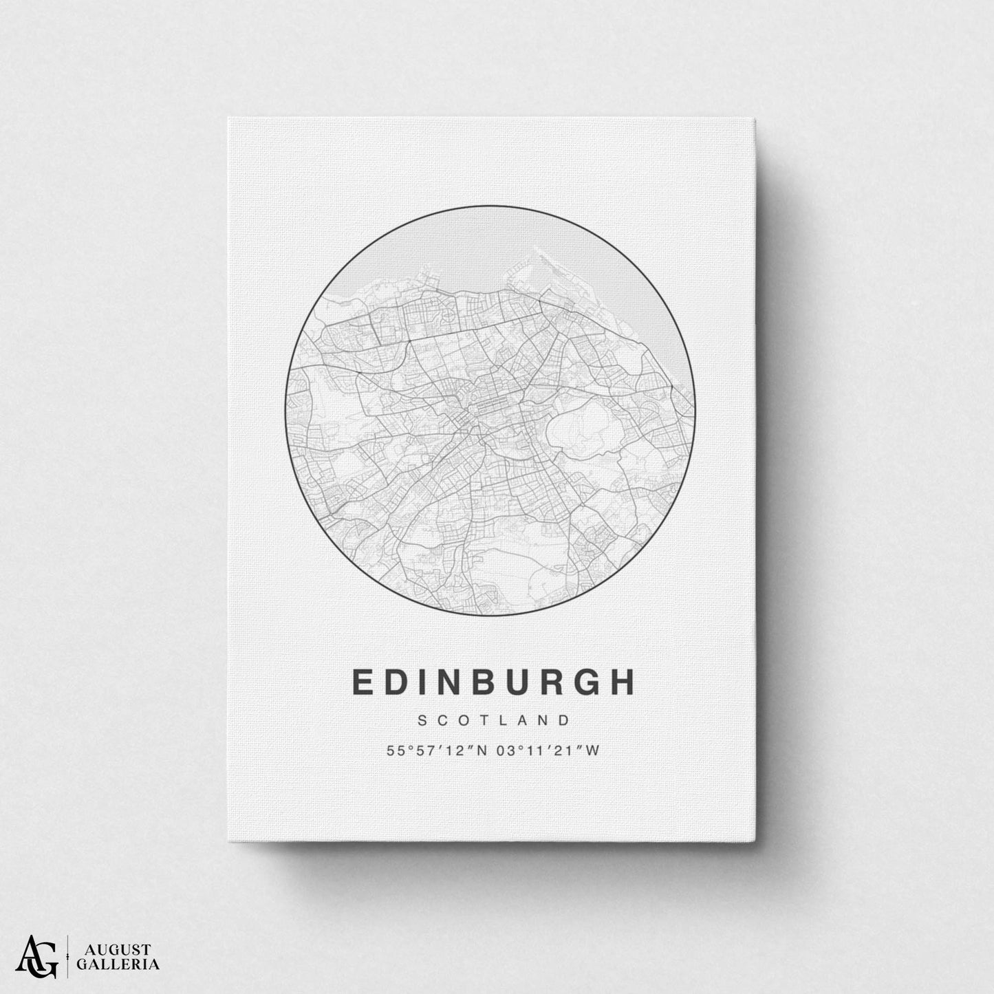 Edinburgh Minimalist Map