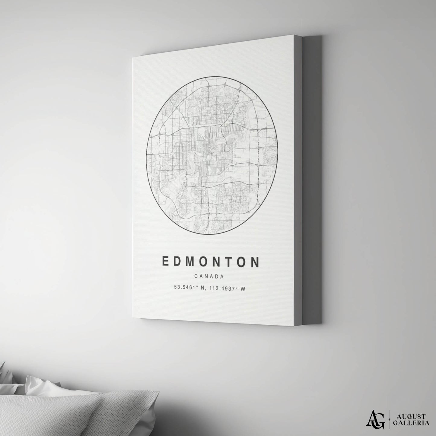 Edmonton Minimalist Map