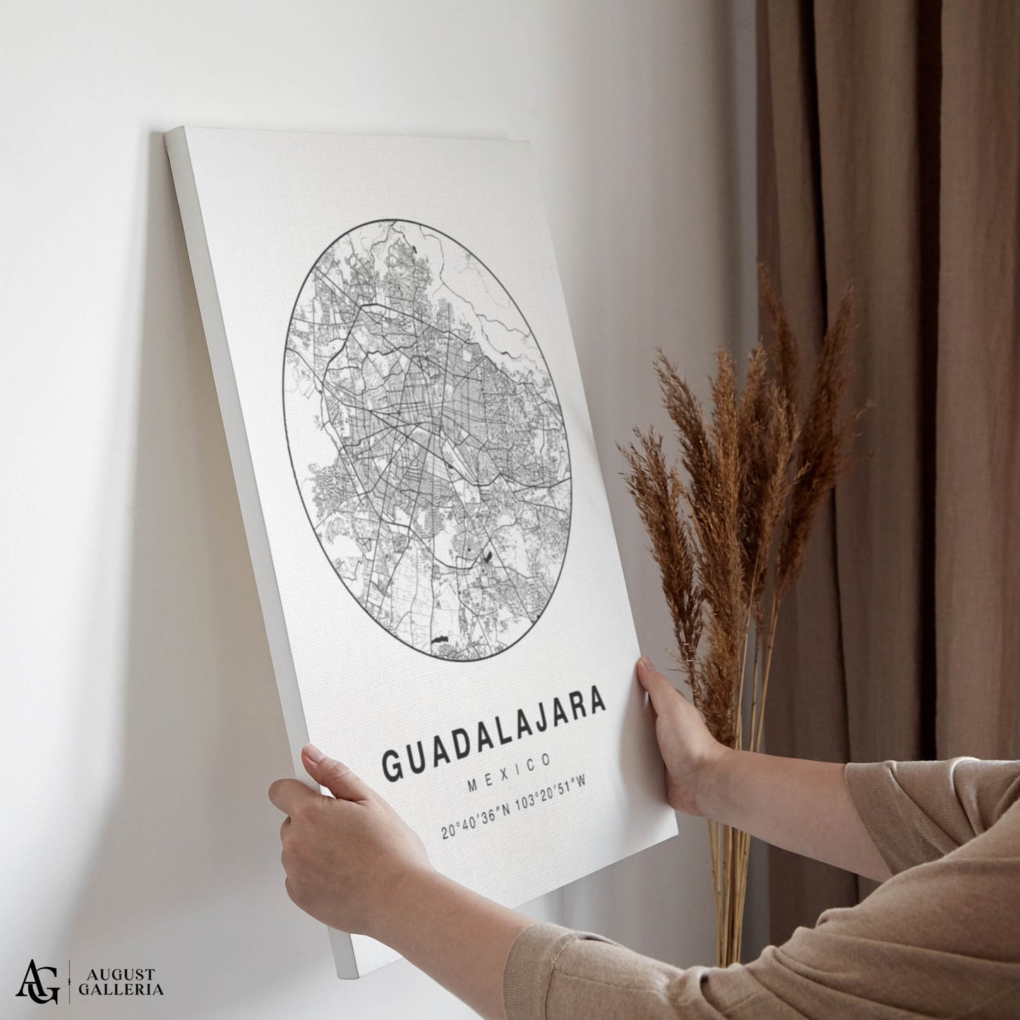 Guadalajara Minimalist Map