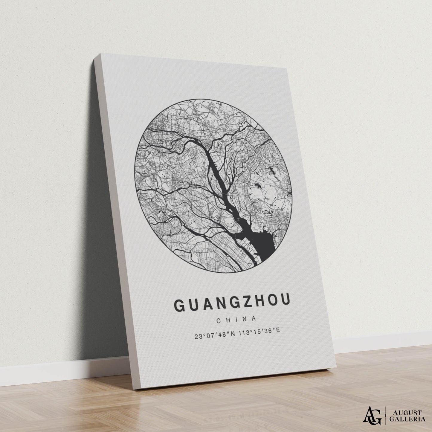 Guangzhou Minimalist Map