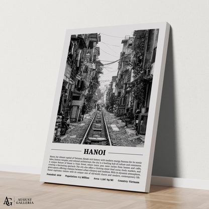 Hanoi Black & White City Print