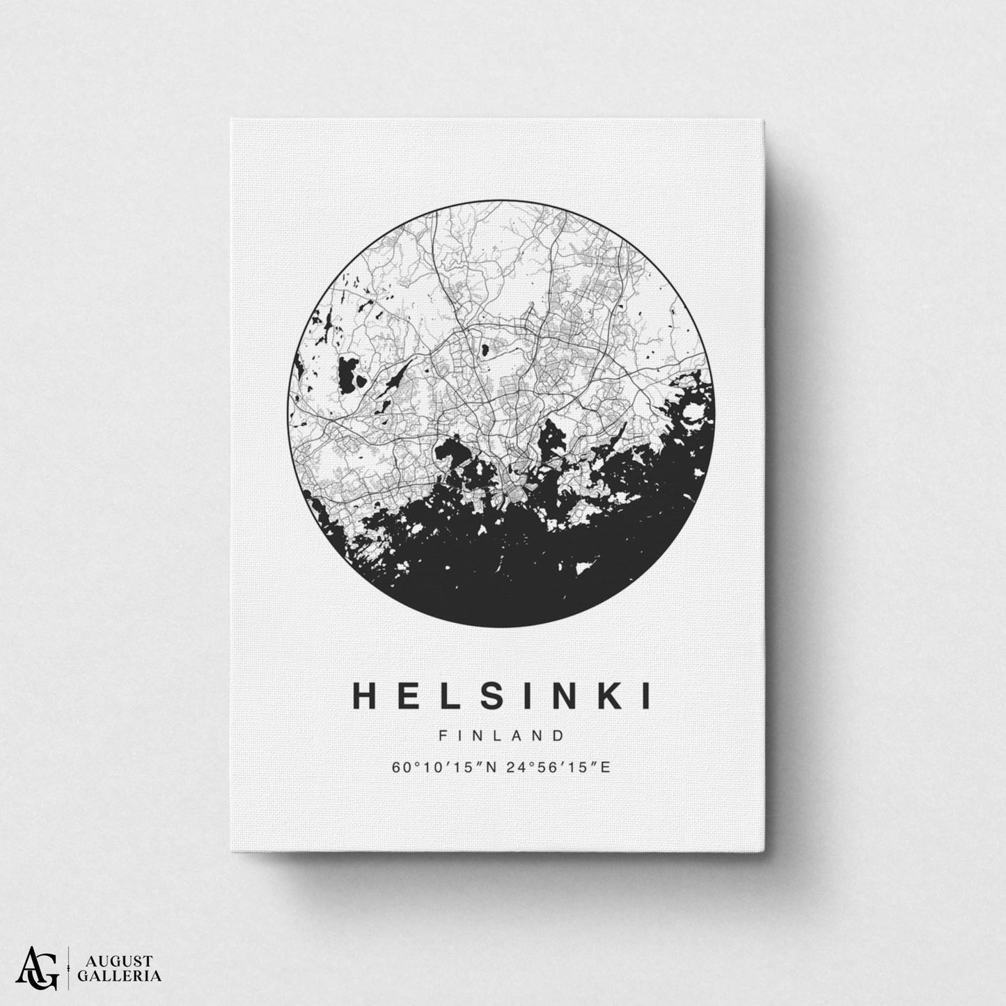 Helsinki Minimalist Map