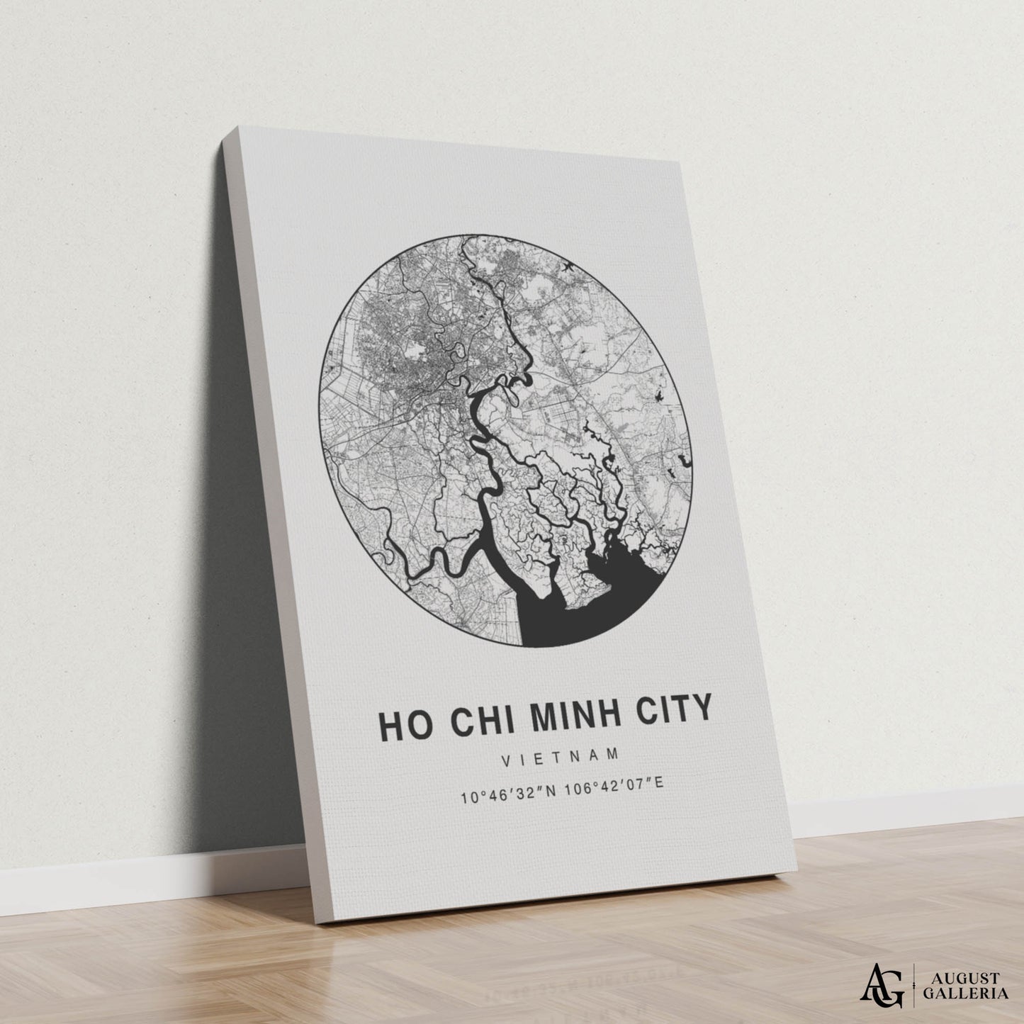 Ho Chi Minh City Minimalist Map