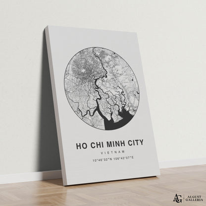 Ho Chi Minh City Minimalist Map
