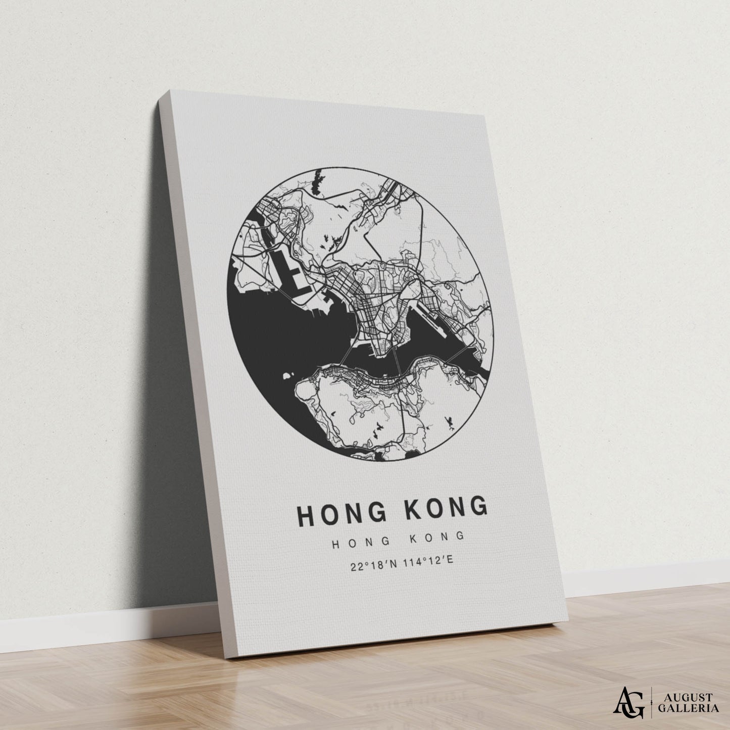 Hong Kong Minimalist Map