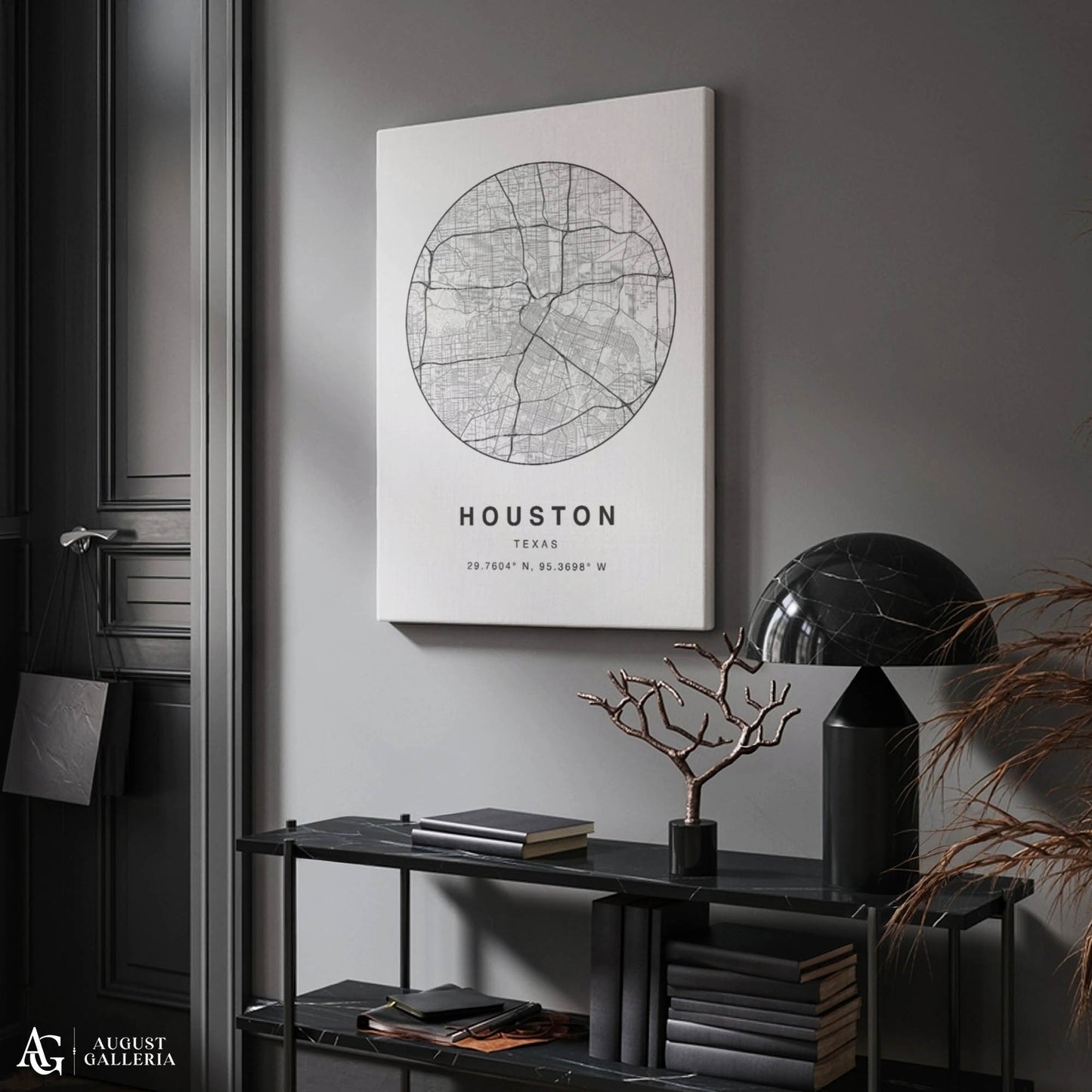 Houston Minimalist Map