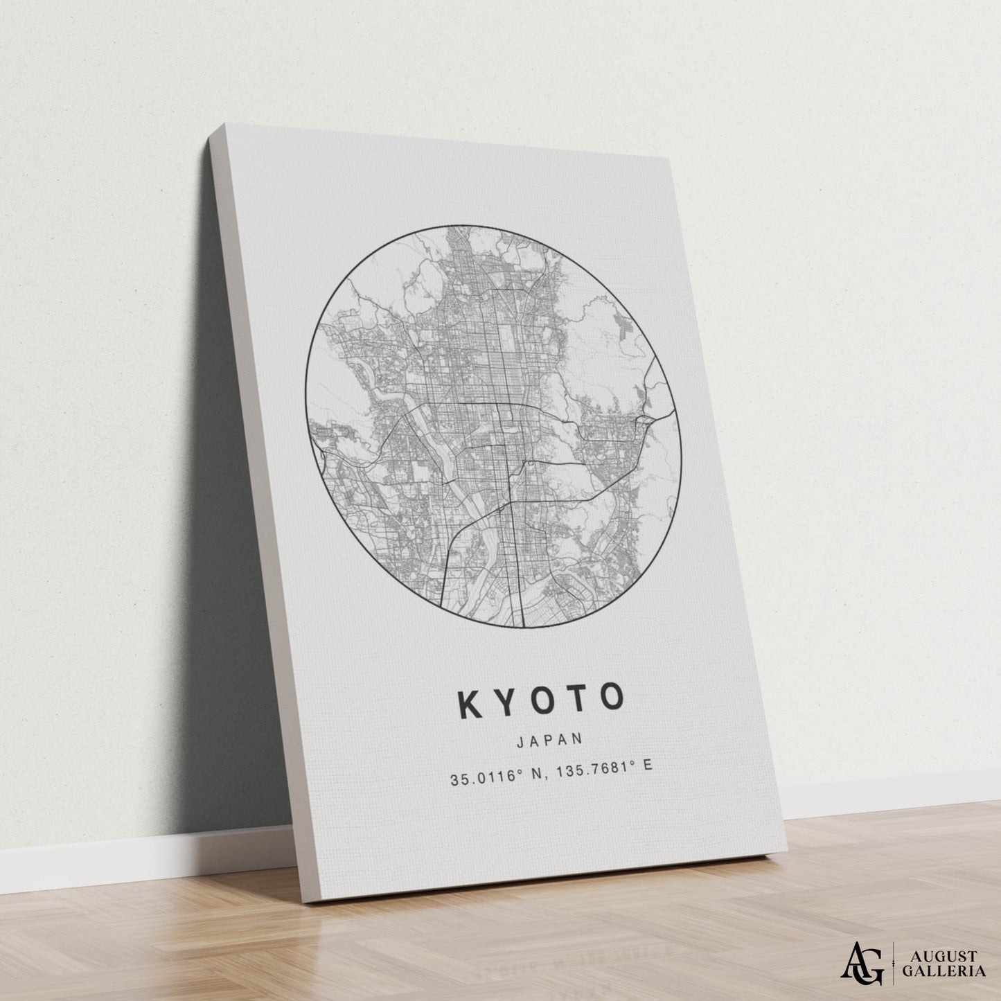 Kyoto Minimalist Map