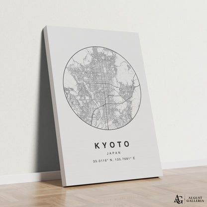 Kyoto Minimalist Map