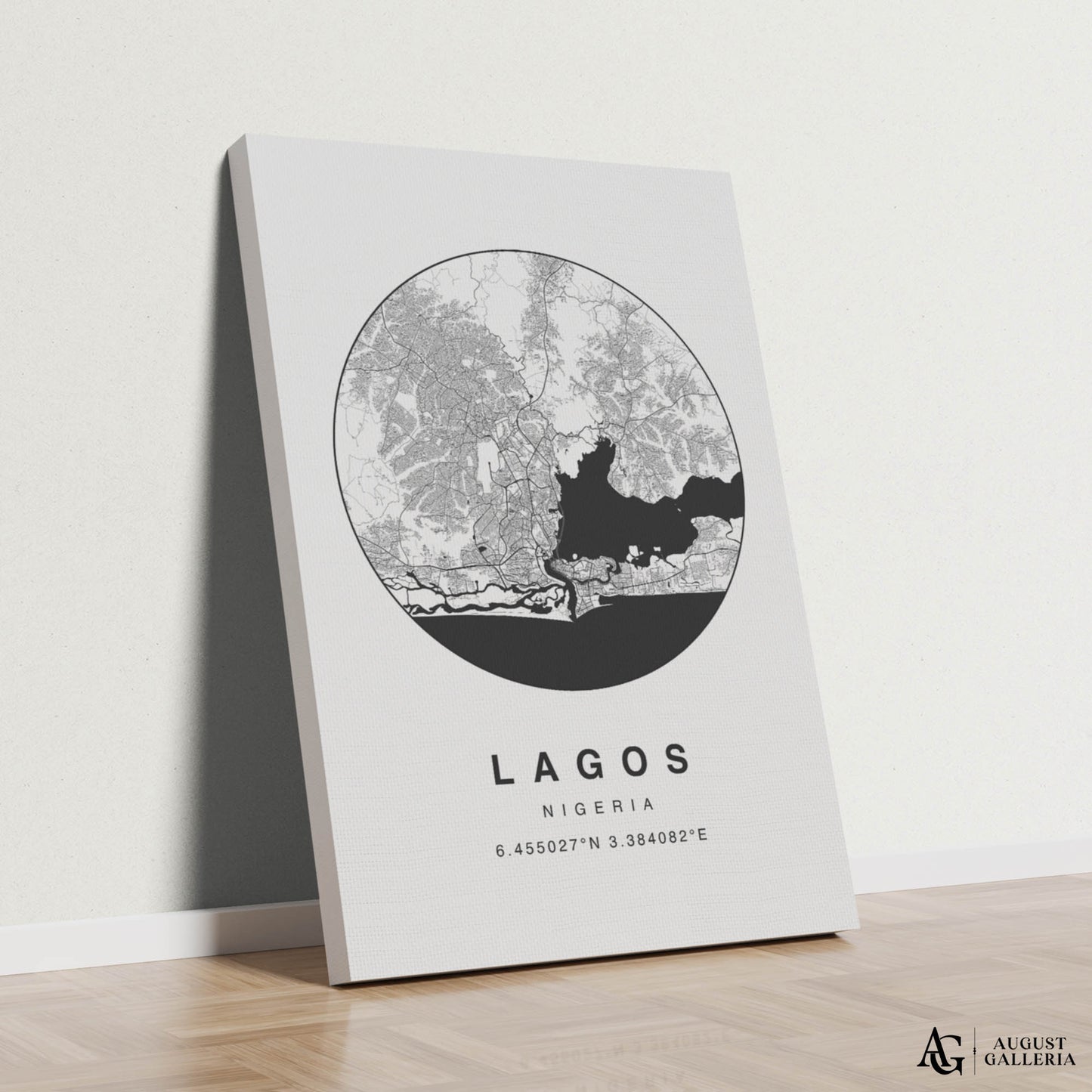 Lagos Minimalist Map