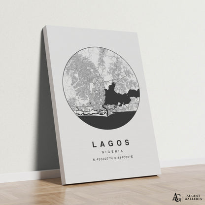 Lagos Minimalist Map