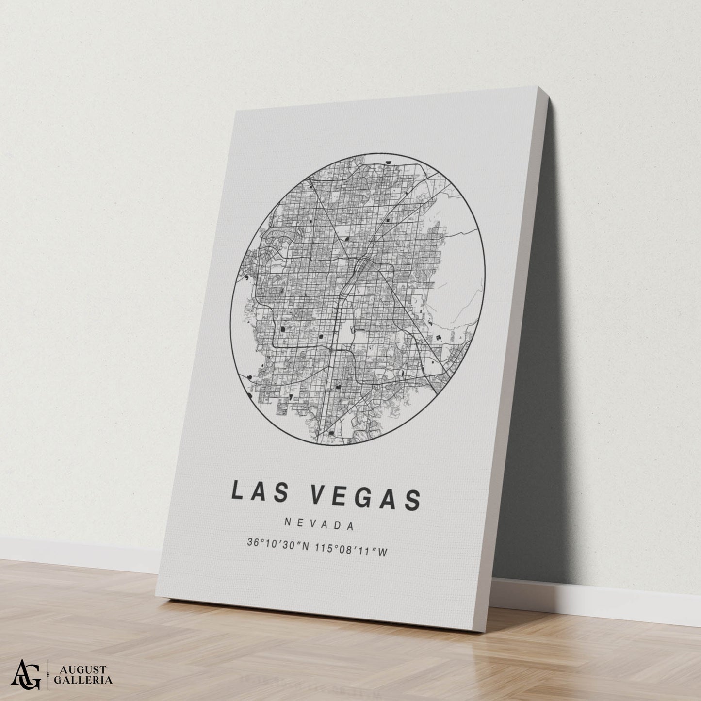 Las Vegas Minimalist Map
