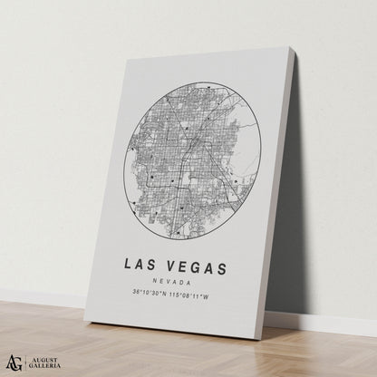 Las Vegas Minimalist Map