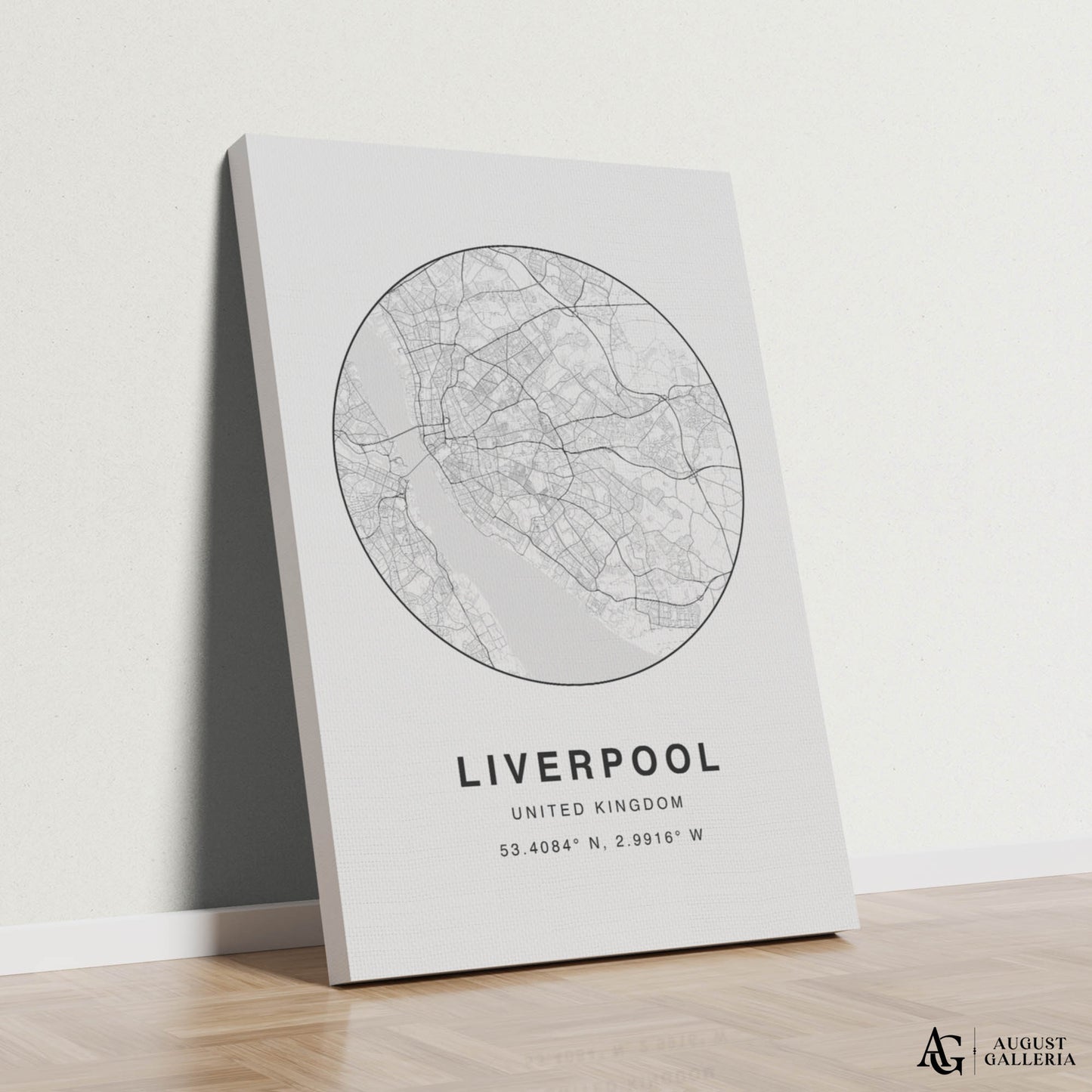 Liverpool Minimalist Map