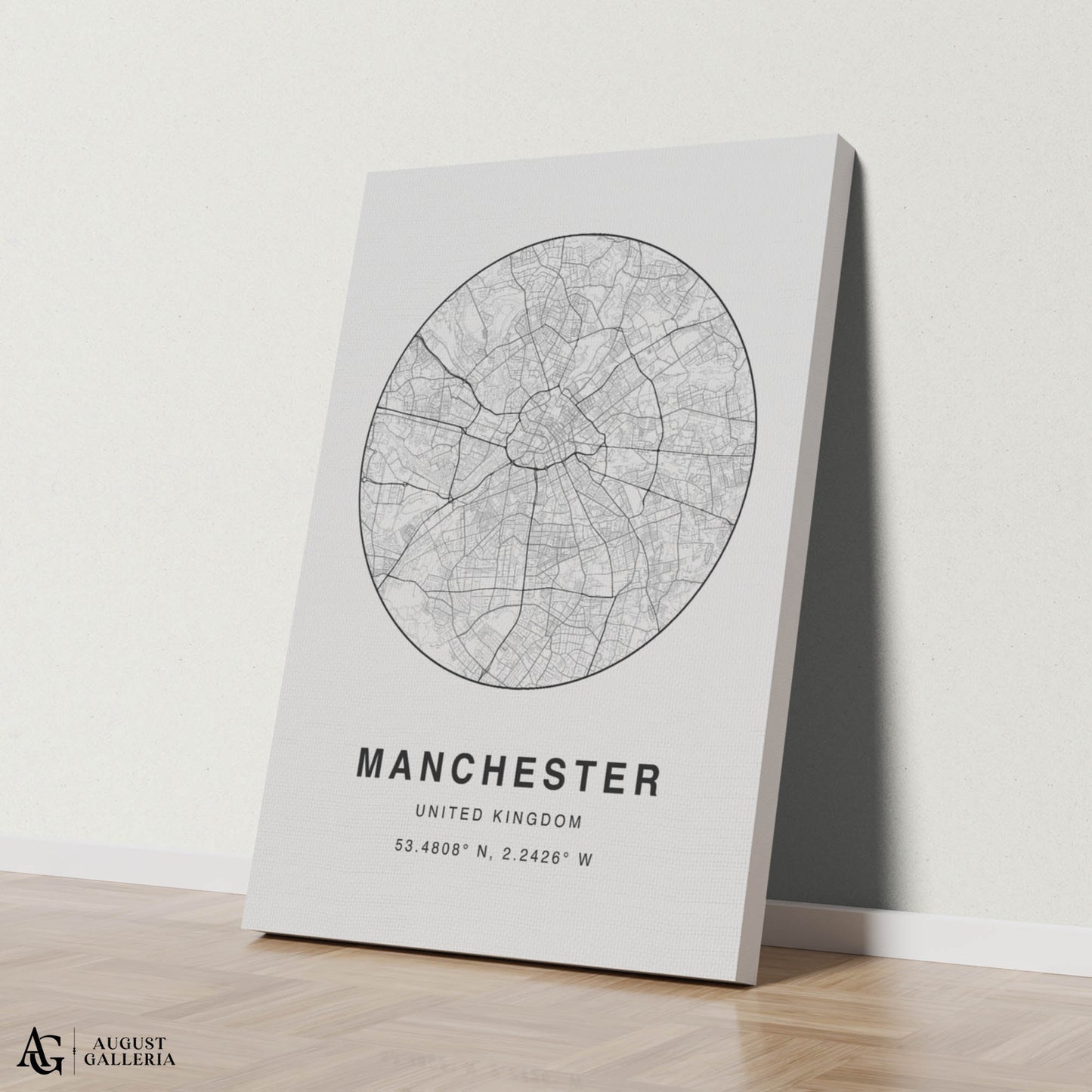 Manchester Minimalist Map