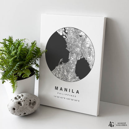 Manila Minimalist Map