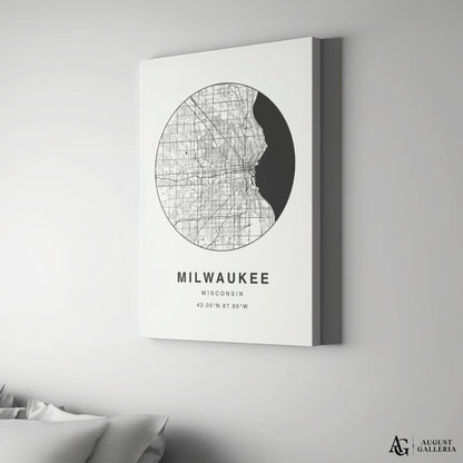 Milwaukee Minimalist Map