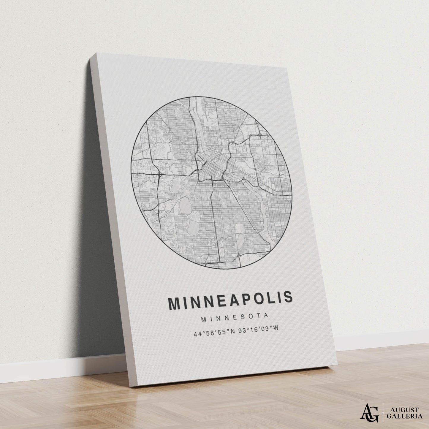 Minneapolis Minimalist Map