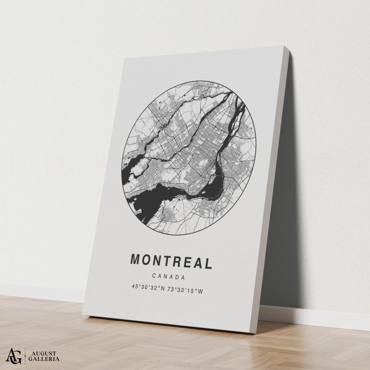 Montreal Minimalist Map