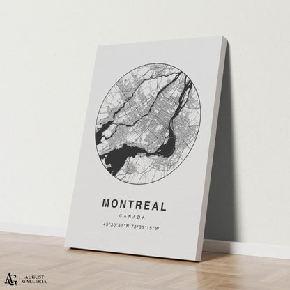 Montreal Minimalist Map