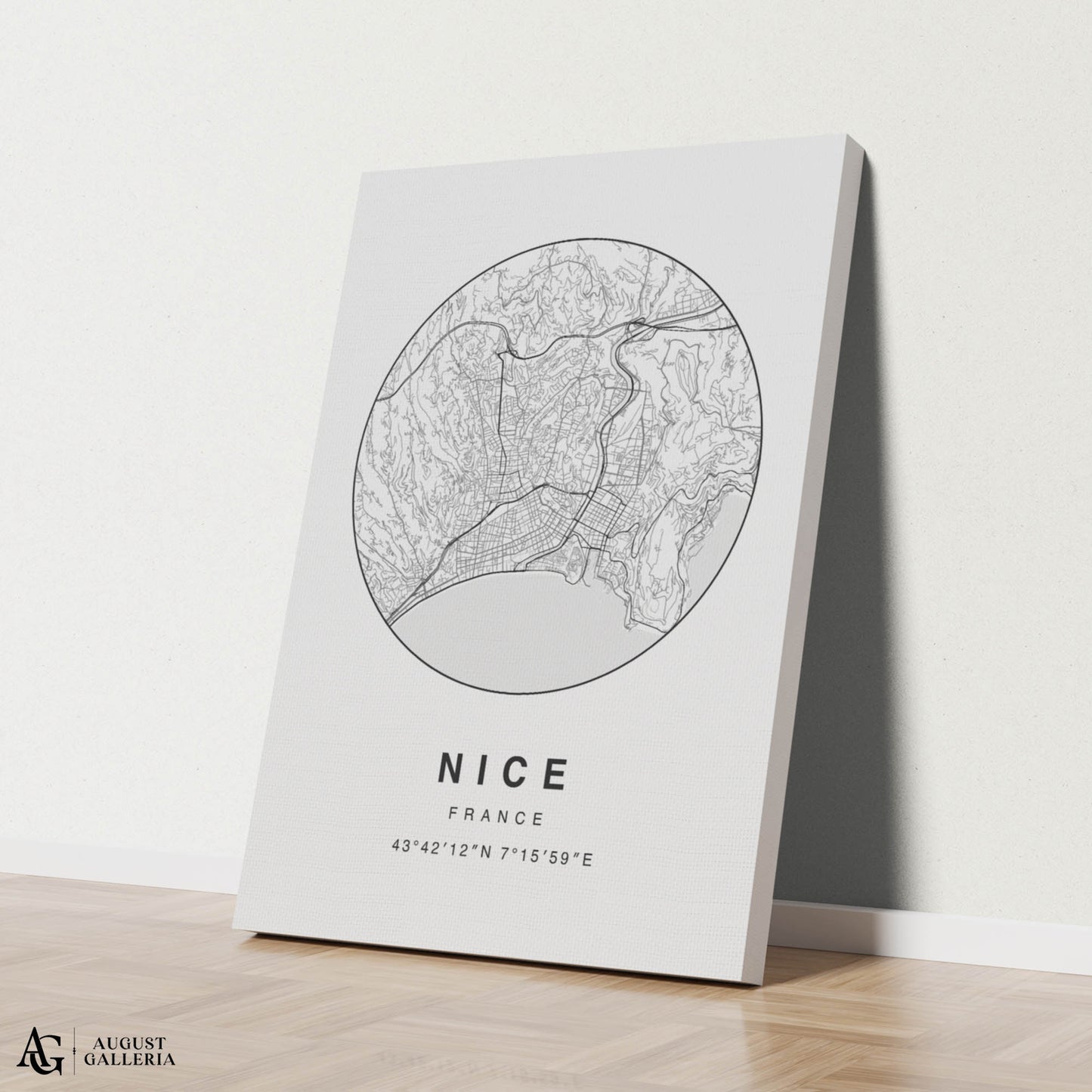 Nice Minimalist Map