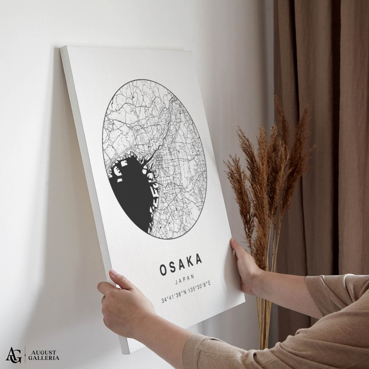 Osaka Minimalist Map
