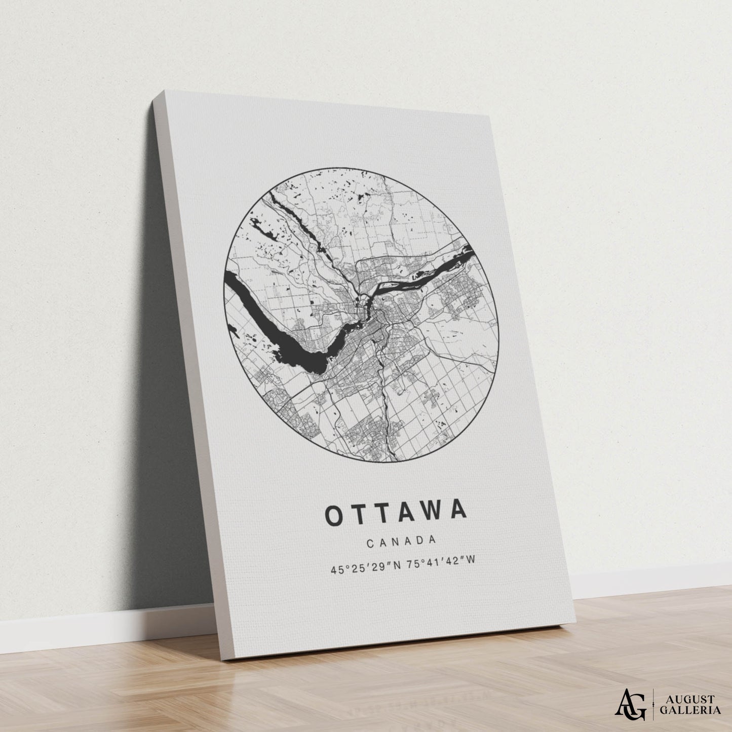 Ottawa Minimalist Map