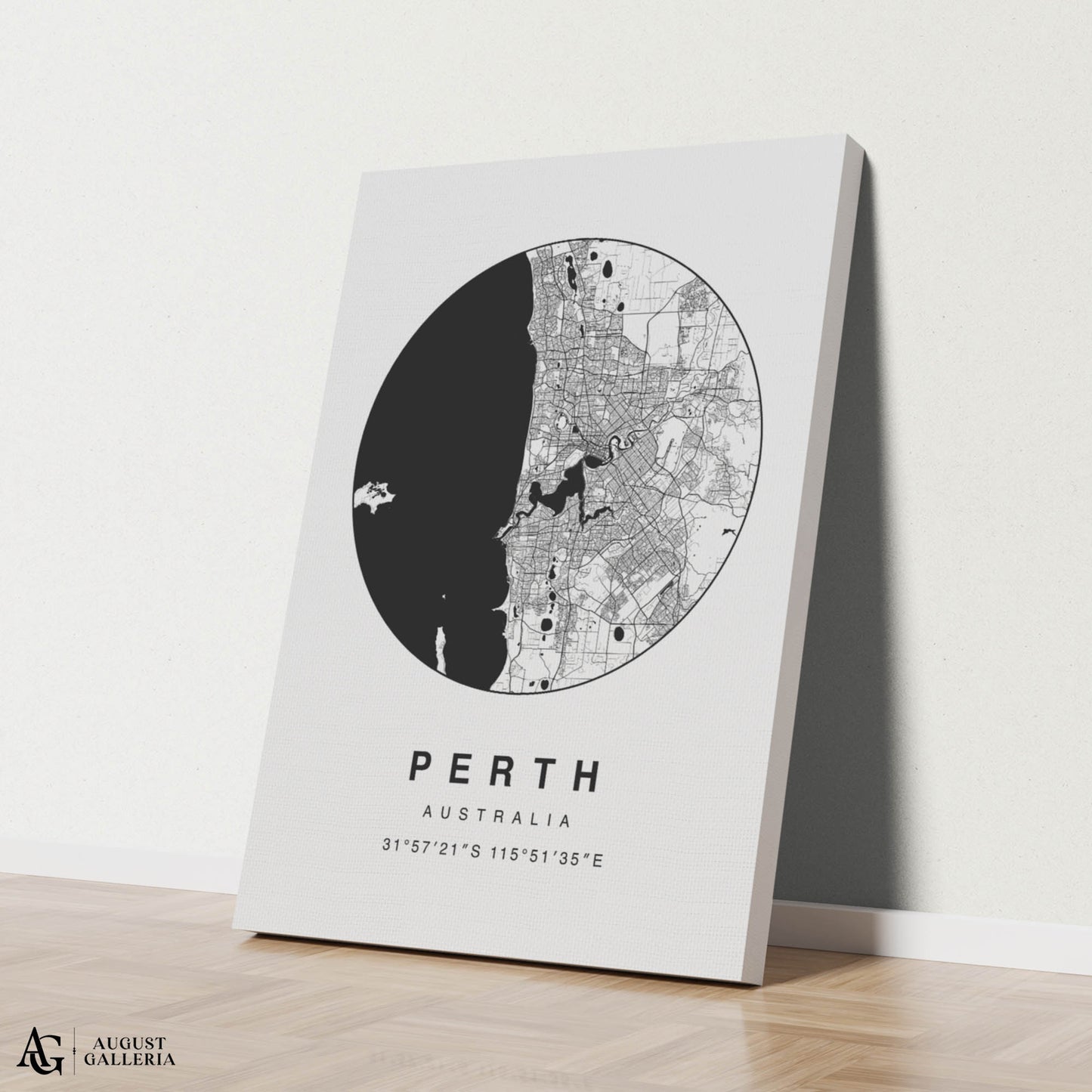 Perth Minimalist Map
