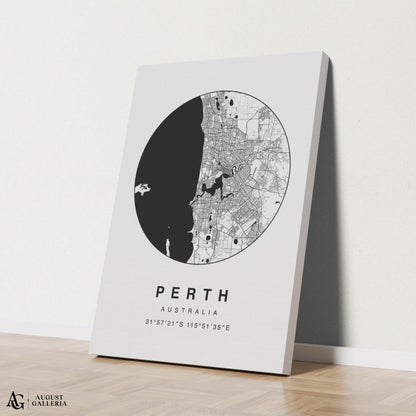 Perth Minimalist Map