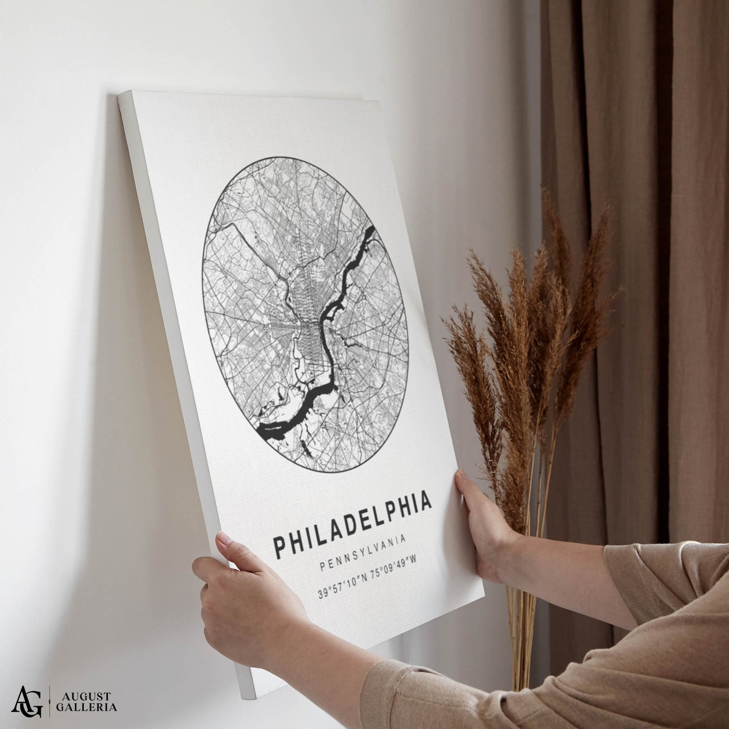Philadelphia Minimalist Map