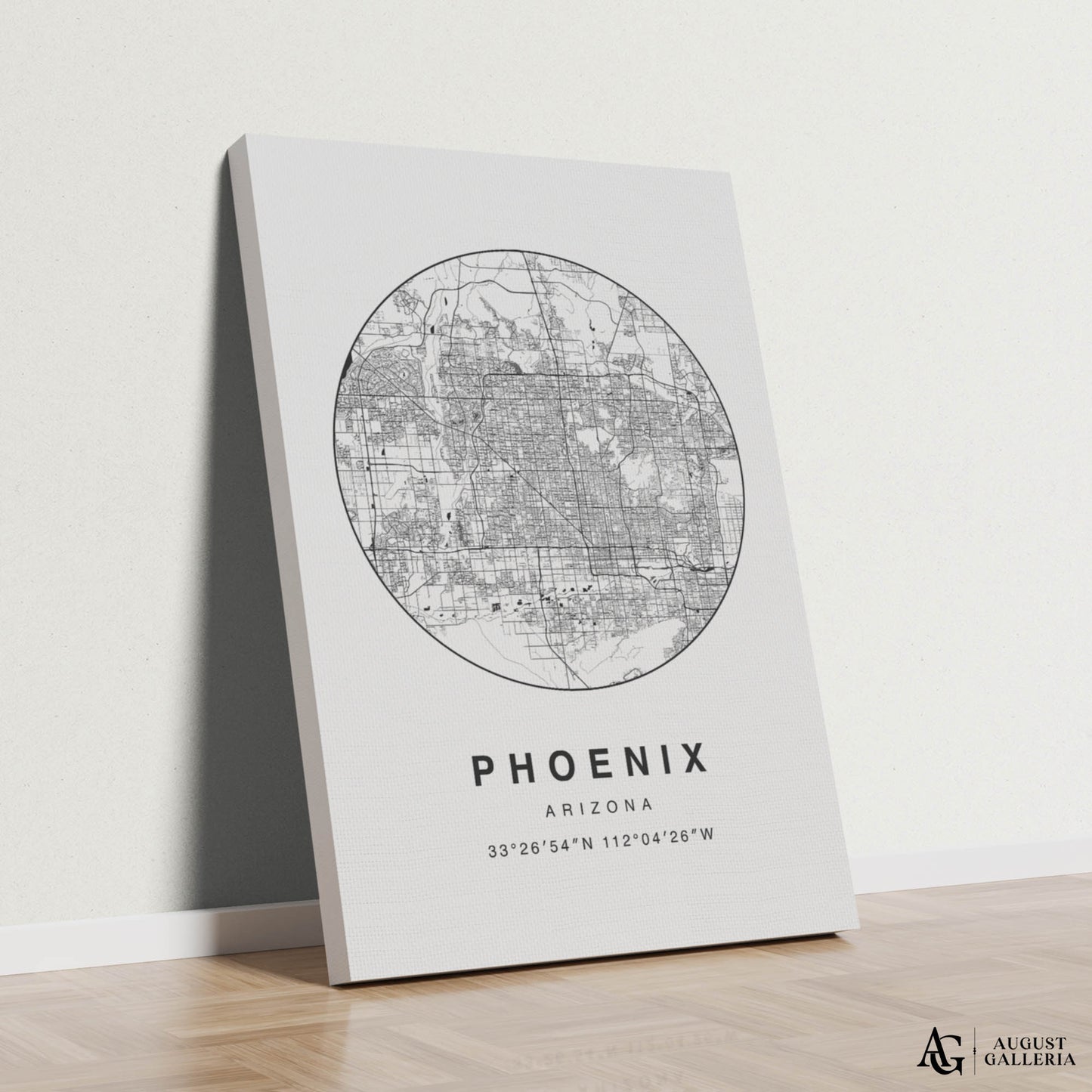 Phoenix Minimalist Map