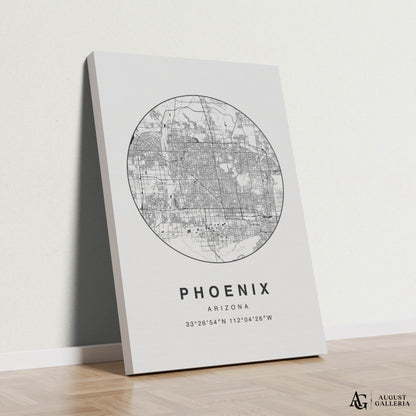 Phoenix Minimalist Map