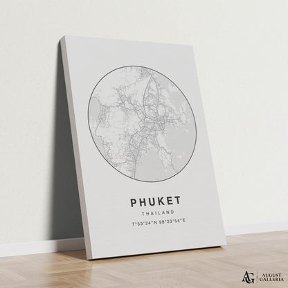 Phuket Minimalist Map