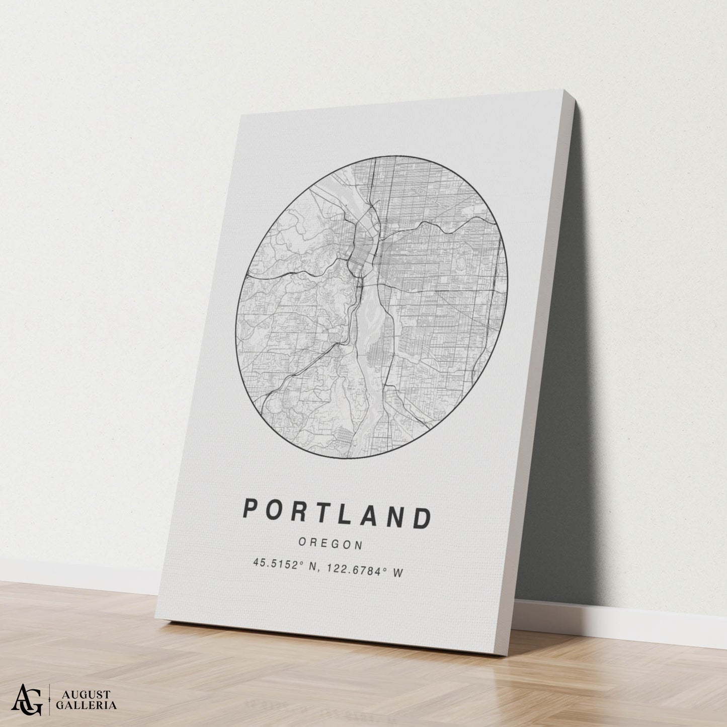 Portland Minimalist Map