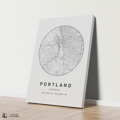 Portland Minimalist Map