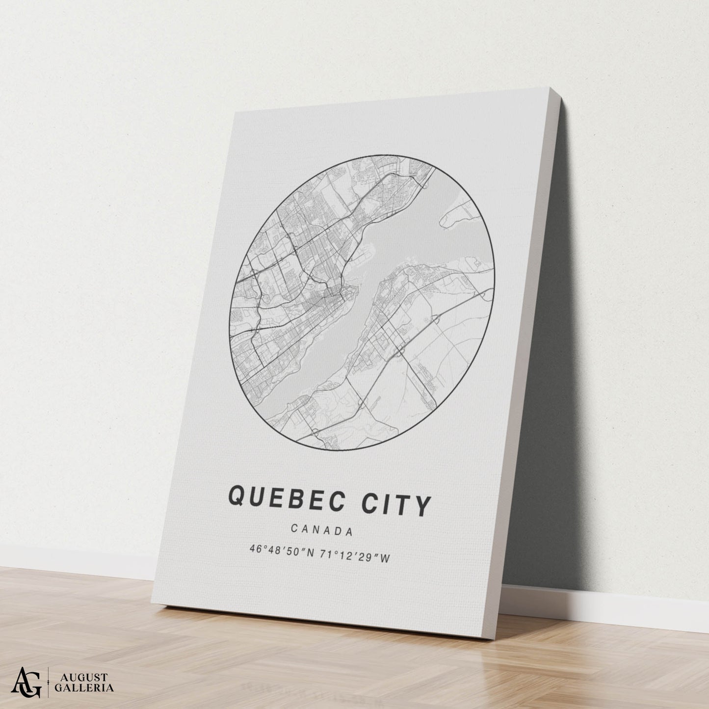 Quebec City Minimalist Map