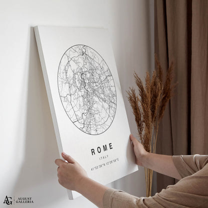 Rome Minimalist Map