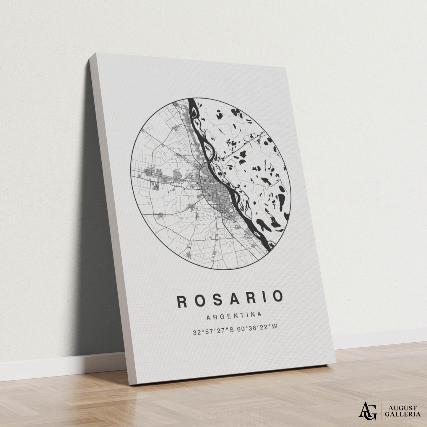 Rosario Minimalist Map