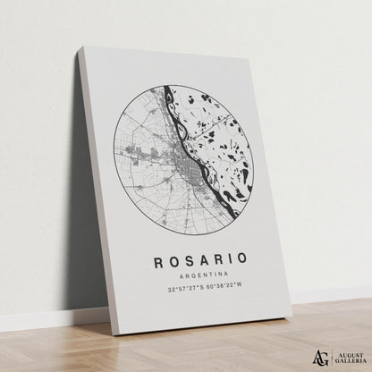 Rosario Minimalist Map