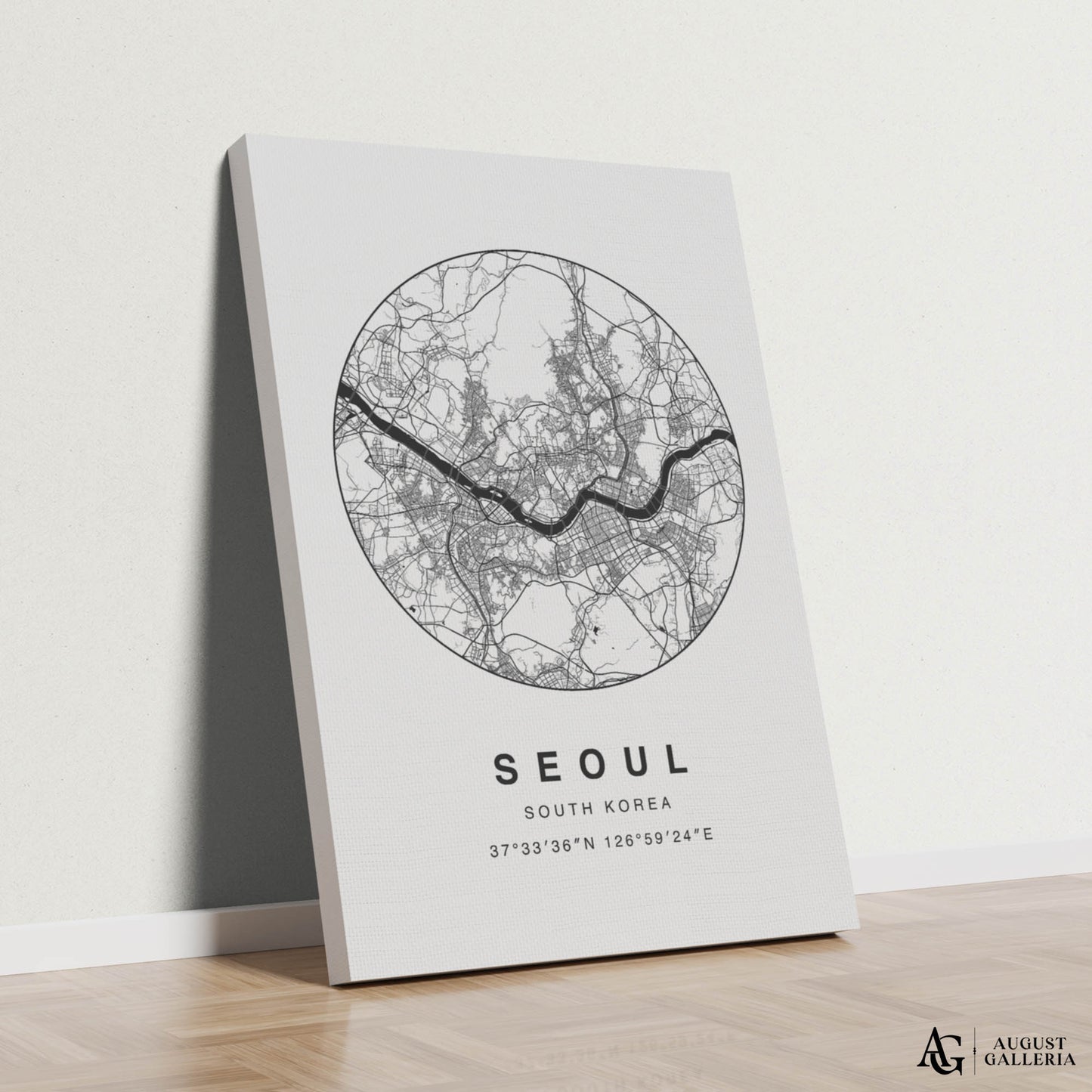 Seoul Minimalist Map