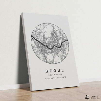 Seoul Minimalist Map