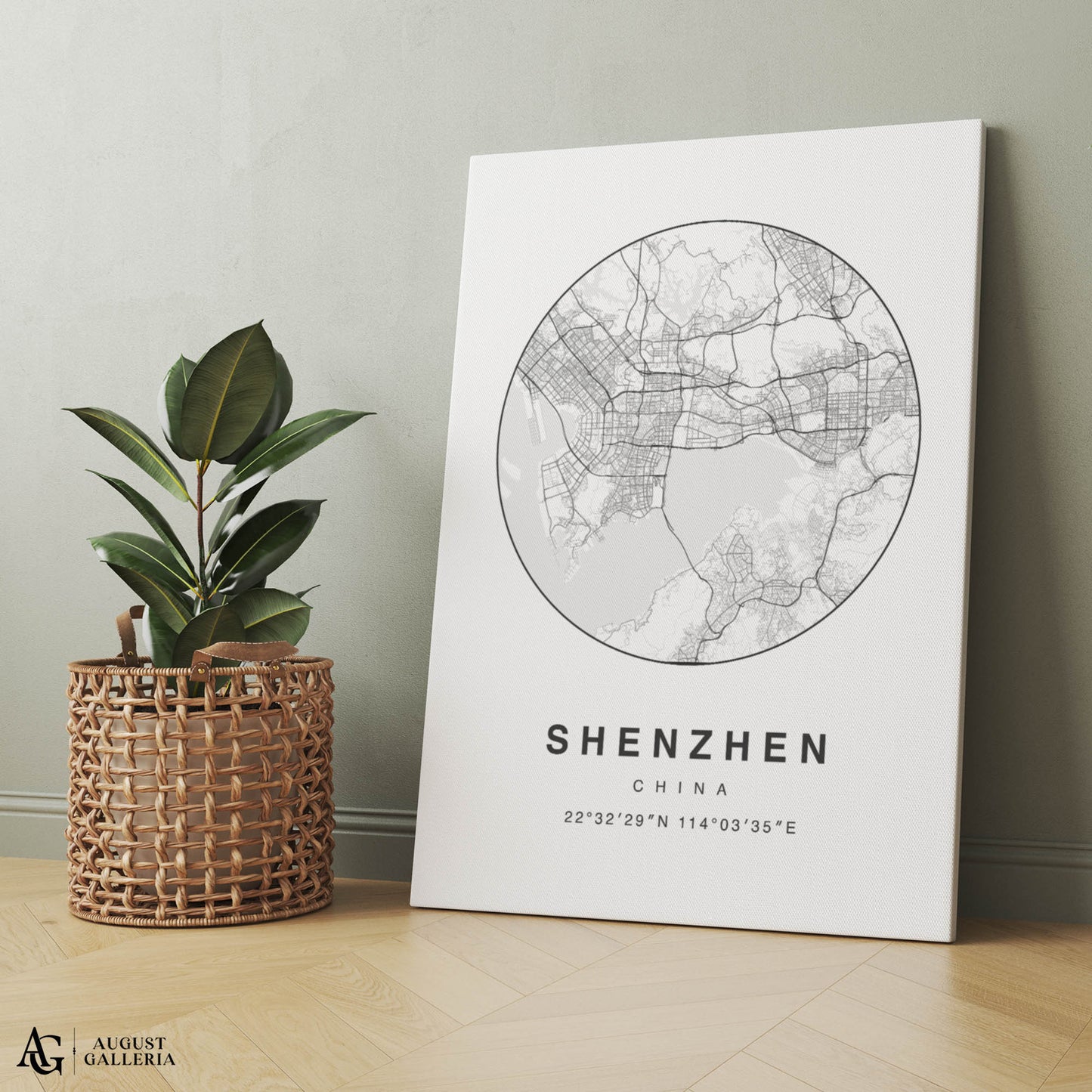 Shenzhen Minimalist Map