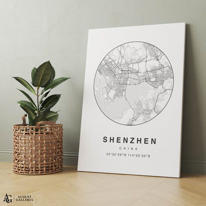 Shenzhen Minimalist Map