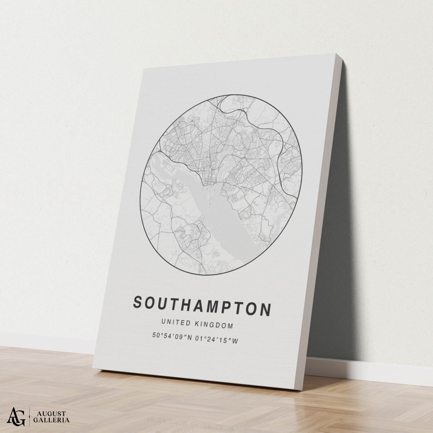 Southampton Minimalist Map