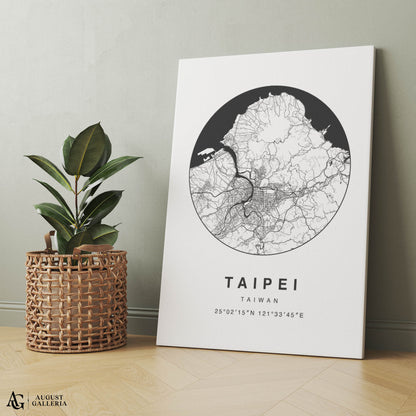Taipei Minimalist Map