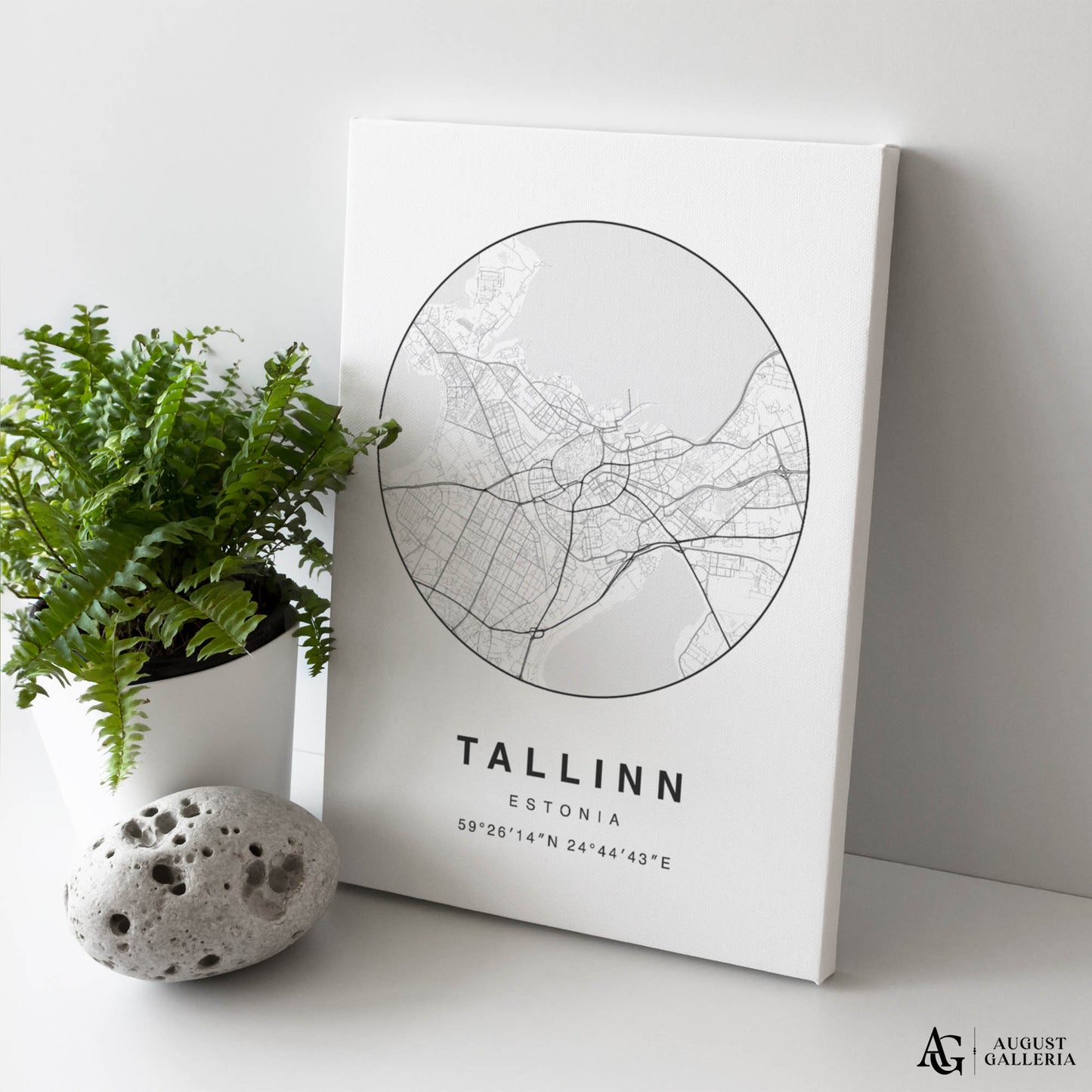 Tallinn Minimalist Map