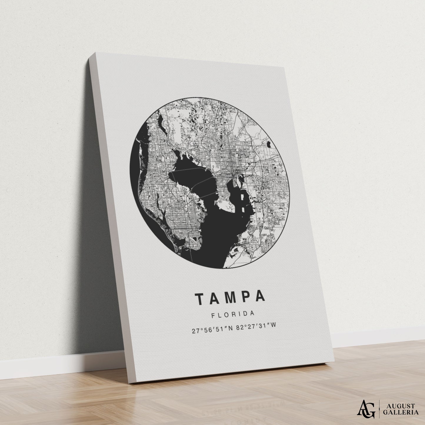 Tampa Minimalist Map
