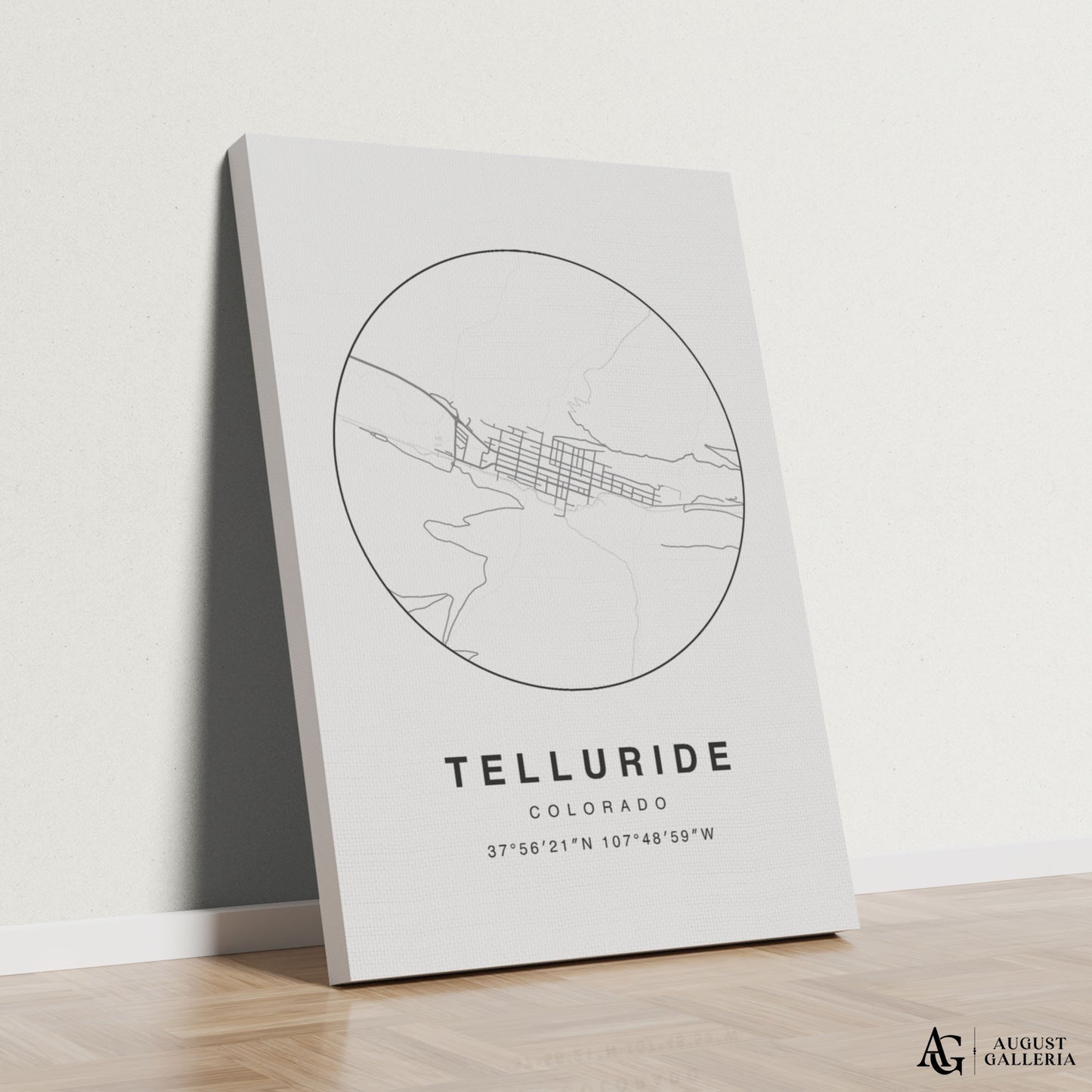 Telluride Minimalist Map