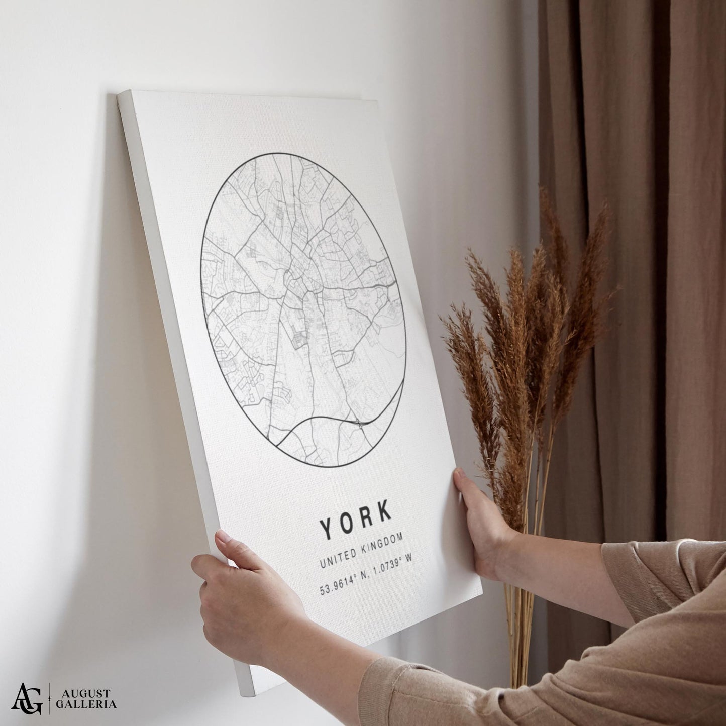 York Minimalist Map